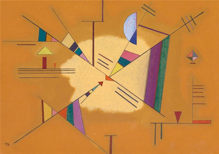 Diagonal 1930 Wassily Kandinsky Abstract Canvas Oil Painting